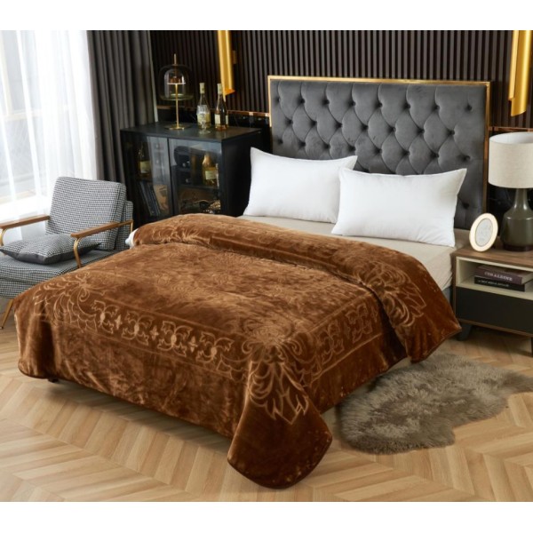 Patura grosa grofata, albastru, dimensiune 160x210, pentru pat de 1 persoana,PUC1P6 Patura grosa grofata, albastru, dimensiune 160x210, pentru pat de 1 persoana,PUC1P6
