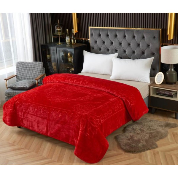 Patura grosa grofata, albastru, dimensiune 160x210, pentru pat de 1 persoana,PUC1P7 Patura grosa grofata, albastru, dimensiune 160x210, pentru pat de 1 persoana,PUC1P7