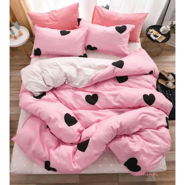 Lenjerie de pat 4 Piese Bumbac finetat OTL8 Lenjerie de pat 4 Piese Bumbac finetat OTL8