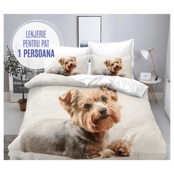 Lenjerie Pat 1 persoana FINET Y1P8 Lenjerie Pat 1 persoana FINET Y1P8
