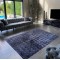 Covor Bubble imitatie blana de iepure 3D, 80 X 150 cm, gri inchis