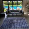 Covor Bubble imitatie blana de iepure 3D, 80 X 150 cm, gri inchis