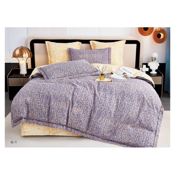 Lenjerie de pat bumbac finet Luxury – 6 piese LF6PC87 Lenjerie de pat bumbac finet Luxury – 6 piese LF6PC87