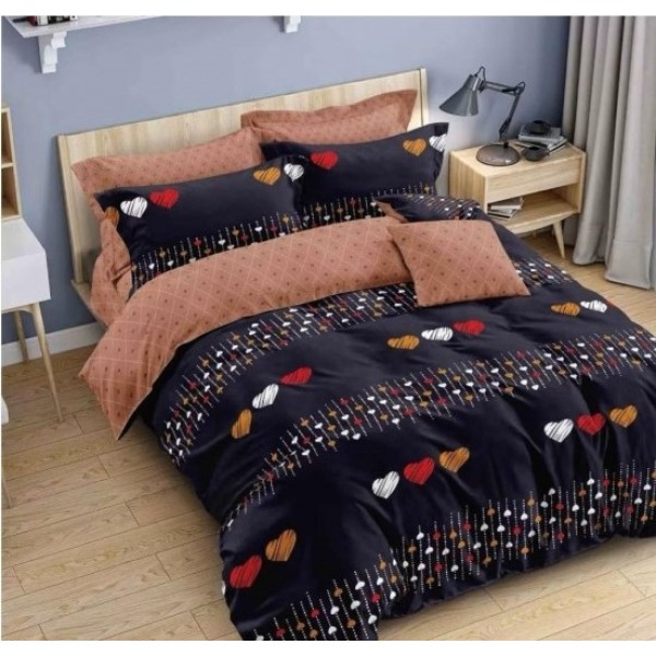 Lenjerie de pat 4 Piese Bumbac finetat OTL42