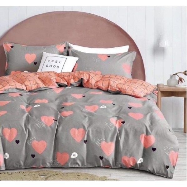 Lenjerie de pat 4 Piese Bumbac finetat OTL43
