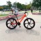 Bicicletă Caraiman, roți 24 sau 26  inch, cadru oțel, frâne pe disc, PORTOCALIE , TBA1