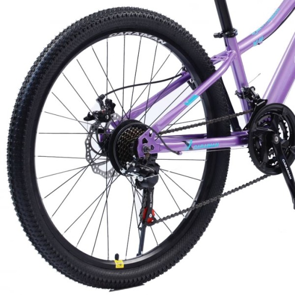 Bicicletă Caraiman, roți 24 sau 26 inch, cadru oțel, frâne pe disc, MOV, TBA6