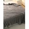 Pătura Cocolino 1200gr, 200x230cm, fluturi 3D în relief, gri închis, PC3DP1