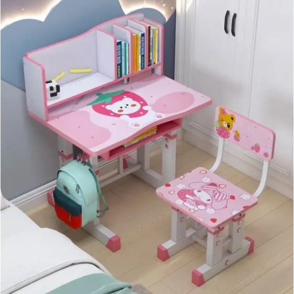 Birou pentru copii, reglabil, Ursulet, dimensiune 70×45 cm B1
