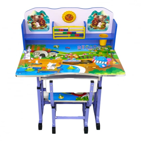 Set birou cu scăunel, metalic + MDF, 70 x45 cm, reglabil pe înălțime, B3 Set birou cu scăunel, metalic + MDF, 70 x45 cm, reglabil pe înălțime, B3