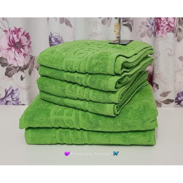 Set mix 6 bucati prosoape MODEL GRECESC  100% bumbac GR2