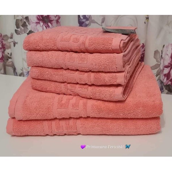 Set mix 6 bucati prosoape MODEL GRECESC  100% bumbac GR10