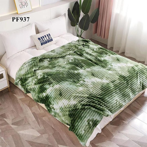 Pătură catifelată cocolino-MATERIAL GROS GROFAT pentru pat dublu COD: PGFD2
