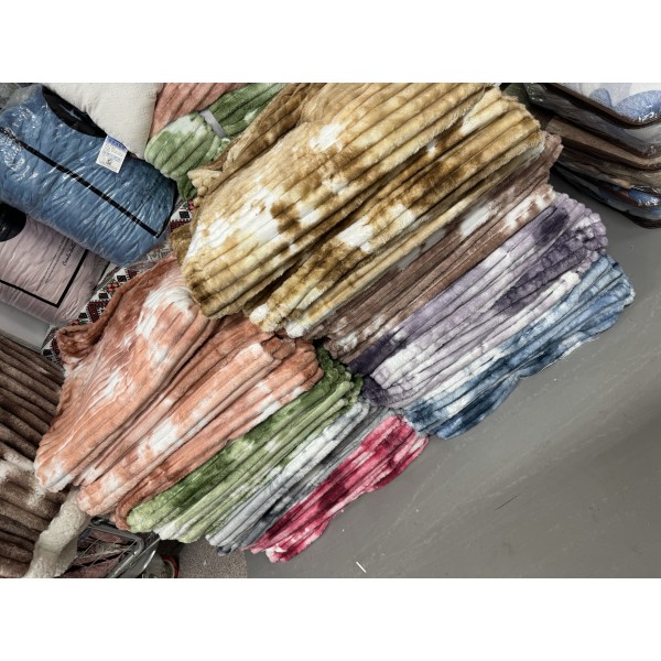Pătură catifelată cocolino-MATERIAL GROS GROFAT pentru pat dublu COD: PGFD1