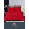 Lenjerie pat dublu, BUMBAC FINET, 6 piese PREMIUM, cu PLIURI CUSUTE 3D , LFPJ6