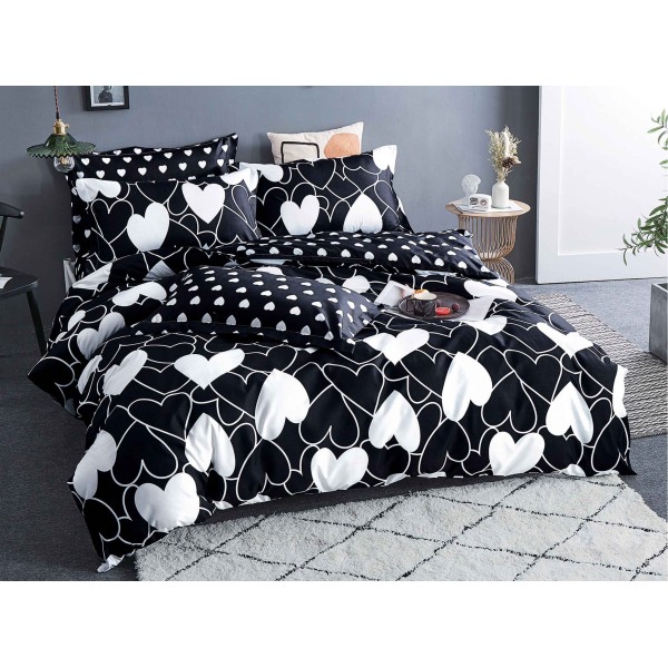 Lenjerie de pat 4 Piese Bumbac finetat OTL49