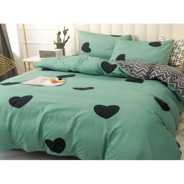Lenjerie de pat 4 Piese Bumbac finetat OTL54