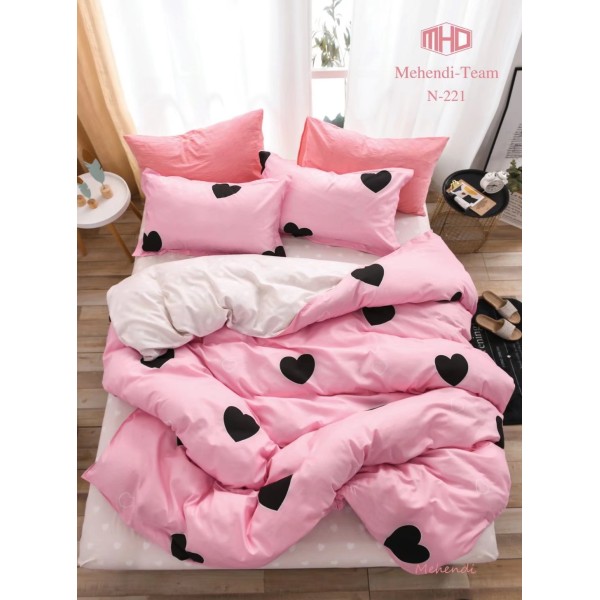 Lenjerie de pat 4 Piese Bumbac finetat OTL69