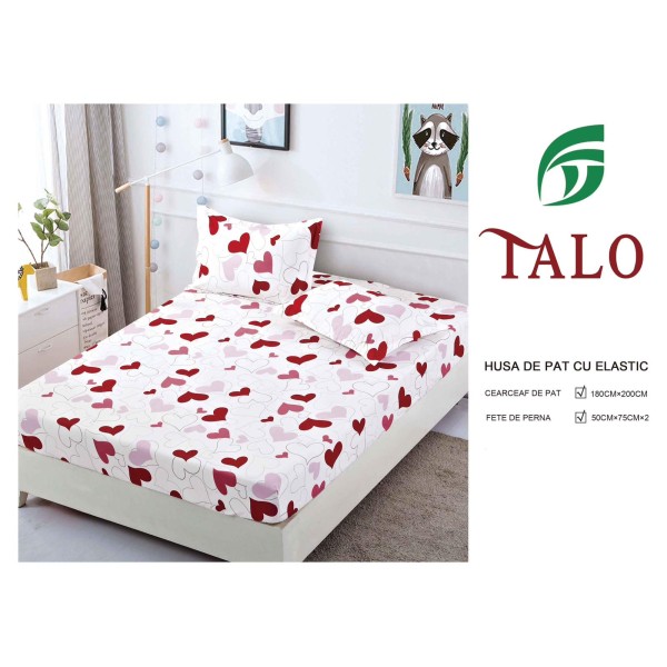 Husa Finet Elastic 180x200 + 2 Fete de perna HFSZ1816