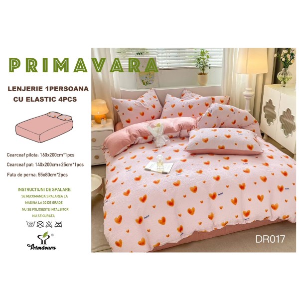 Lenjerie 4 piese finet creponat LCC1P1 Lenjerie 4 piese finet creponat LCC1P1