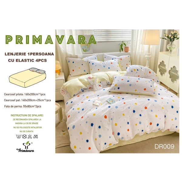 Lenjerie 4 piese finet creponat LCC1P10 Lenjerie 4 piese finet creponat LCC1P10