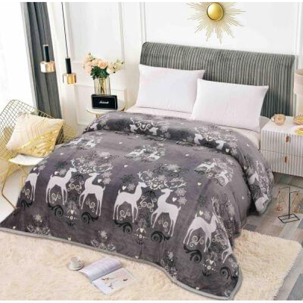 Pătură catifelată cocolino-MATERIAL GROS pentru pat dublu PJCC7