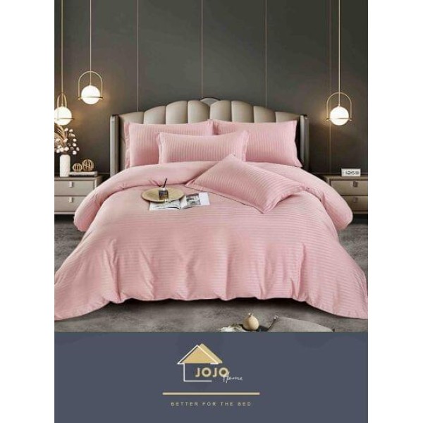 Lenjerie de pat, 1 persoana, damasc, 4 piese, UniDeluxe LD1PJ8