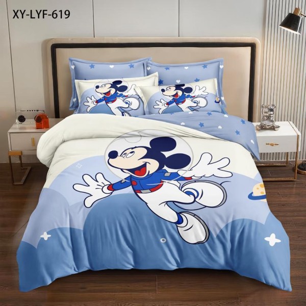 Lenjerie Bumbac tip Finet Premium Mickey Astronaut ,MA1