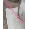 Lenjerie de pat cocolino cu elastic, model grofat, 4 piese, pat 2 persoane, LCP-3