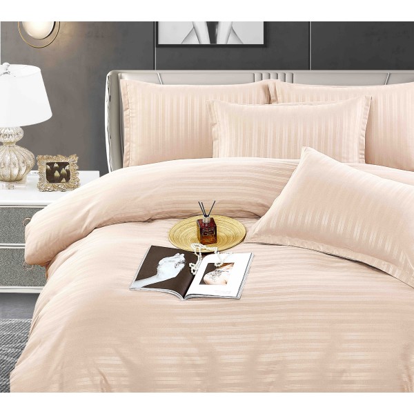 Lenjerie de pat, 2 persoane, damasc, 6 piese, cu elastic, UniDeluxe LDJ6PE8 Lenjerie de pat, 2 persoane, damasc, 6 piese, cu elastic, UniDeluxe LDJ6PE8