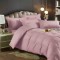 Lenjerie de pat, 2 persoane, damasc, 6 piese, cu elastic, UniDeluxe LDJ6PE16