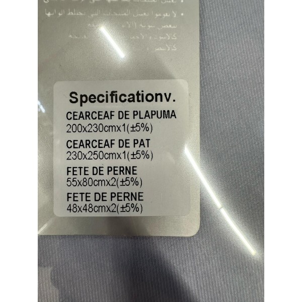 Lenjerie de pat bumbac finet Luxury – 6 piese LF6PPS03