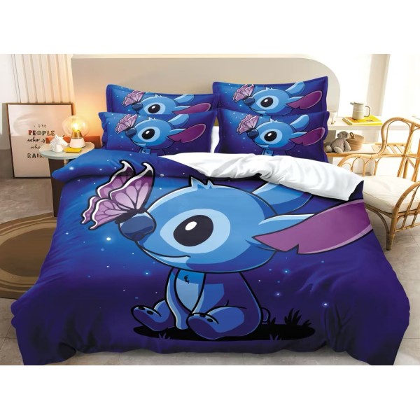 Lenjerie Bumbac tip Finet Premium STICH BUTTERFLY Lenjerie Bumbac tip Finet Premium STICH BUTTERFLY