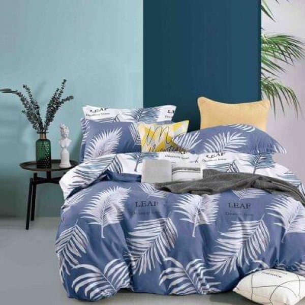 Set Lenjerie Eleganta Finet Din 4 Piese ,Pat 1 Persoana, Cearceaf de pat 155 x 230cm, JK-36