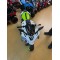 Motocicleta electrica copii, cu 2 locuri, 2 motoare, pornire la cheie, Verde Fluorescent  JM-3188