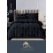 Lenjerie pat dublu, BUMBAC FINET, 6 piese PREMIUM, cu PLIURI CUSUTE 3D , LFPJ13 Lenjerie pat dublu, BUMBAC FINET, 6 piese PREMIUM, cu PLIURI CUSUTE 3D , LFPJ13