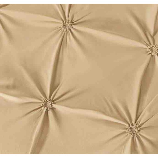 Lenjerie pat dublu, BUMBAC FINET, 6 piese PREMIUM, cu PLIURI CUSUTE 3D , LFPJ14