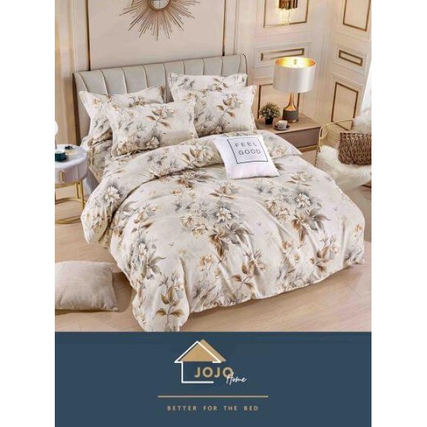 Set Lenjerie Eleganta 6 piese cu elastic din Bumbac Finet, Cearceaf de pat 180x200cm, Pat 2 Persoane, LJ-0016 Set Lenjerie Eleganta 6 piese cu elastic din Bumbac Finet, Cearceaf de pat 180x200cm, Pat 2 Persoane, LJ-0016