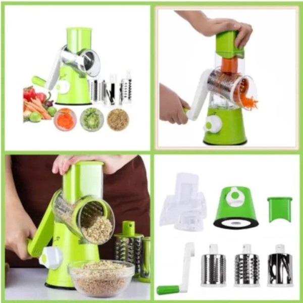 Razatoare Multifunctionala, Welora, Forma de Masina de Tocat cu 3 Accesorii din Inox, Compacta, Durabila RD1