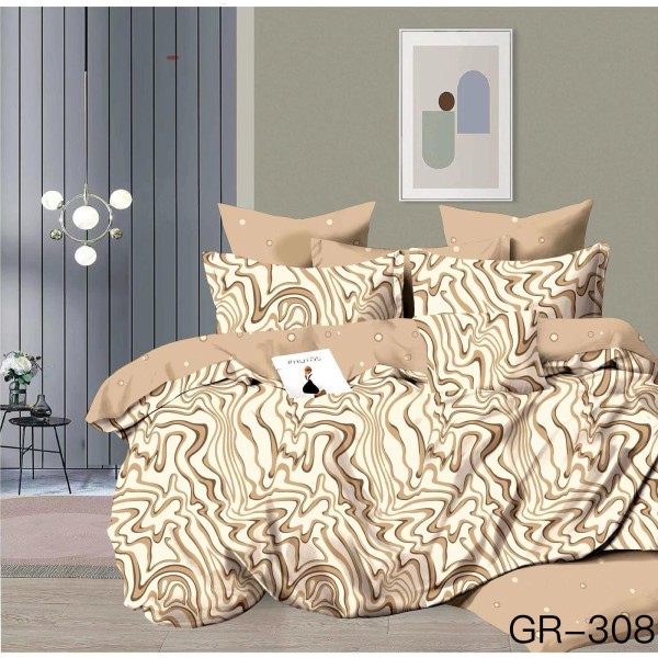Lenjerie de pat dublu Bumbac FINET, pentru 2 persoane, 6 piese, Cearceaf de pat 230 x 250cm, CF46 Lenjerie de pat dublu Bumbac FINET, pentru 2 persoane, 6 piese, Cearceaf de pat 230 x 250cm, CF46