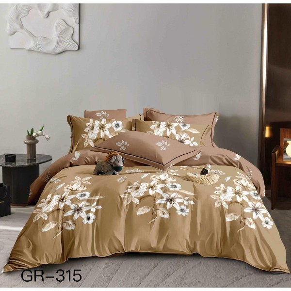 Lenjerie de pat dublu Bumbac FINET, pentru 2 persoane, 6 piese, Cearceaf de pat 230 x 250cm, CF49 Lenjerie de pat dublu Bumbac FINET, pentru 2 persoane, 6 piese, Cearceaf de pat 230 x 250cm, CF49