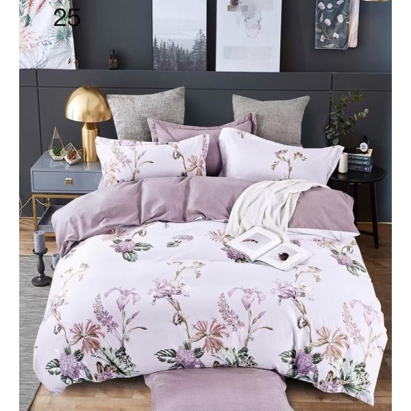 Lenjerie de pat dublu Bumbac FINET, pentru 2 persoane, 6 piese, Cearceaf de pat 230 x 250cm, CF50 Lenjerie de pat dublu Bumbac FINET, pentru 2 persoane, 6 piese, Cearceaf de pat 230 x 250cm, CF50