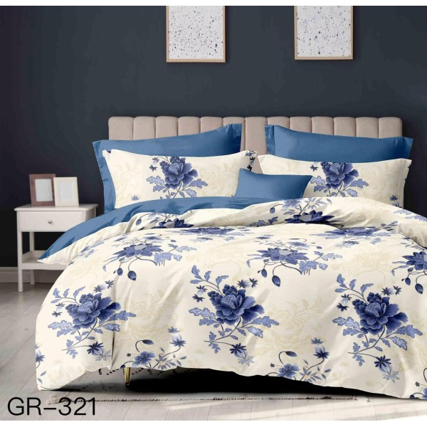 Lenjerie de pat dublu Bumbac FINET, pentru 2 persoane, 6 piese, Cearceaf de pat 230 x 250cm, CF51 Lenjerie de pat dublu Bumbac FINET, pentru 2 persoane, 6 piese, Cearceaf de pat 230 x 250cm, CF51