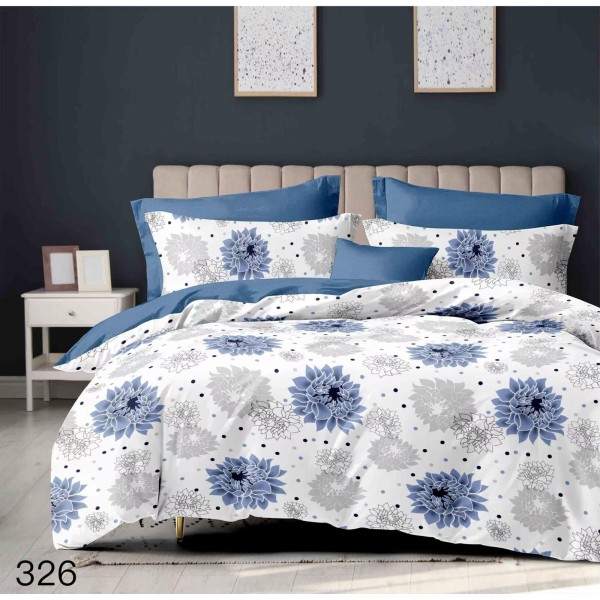 Lenjerie de pat dublu Bumbac FINET, pentru 2 persoane, 6 piese, Cearceaf de pat 230 x 250cm, CF52 Lenjerie de pat dublu Bumbac FINET, pentru 2 persoane, 6 piese, Cearceaf de pat 230 x 250cm, CF52