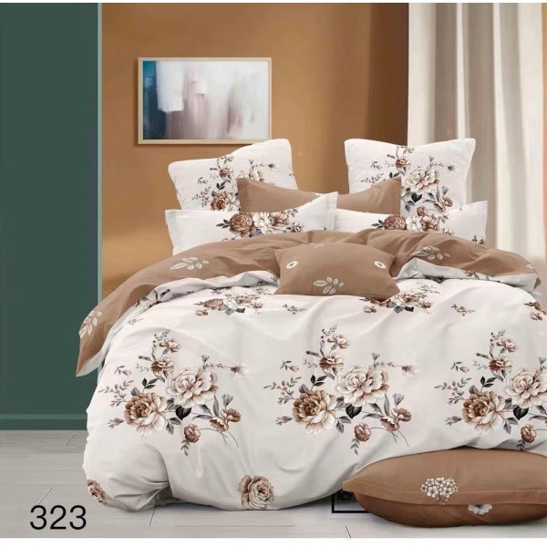 Lenjerie de pat dublu Bumbac FINET, pentru 2 persoane, 6 piese, Cearceaf de pat 230 x 250cm, CF53 Lenjerie de pat dublu Bumbac FINET, pentru 2 persoane, 6 piese, Cearceaf de pat 230 x 250cm, CF53