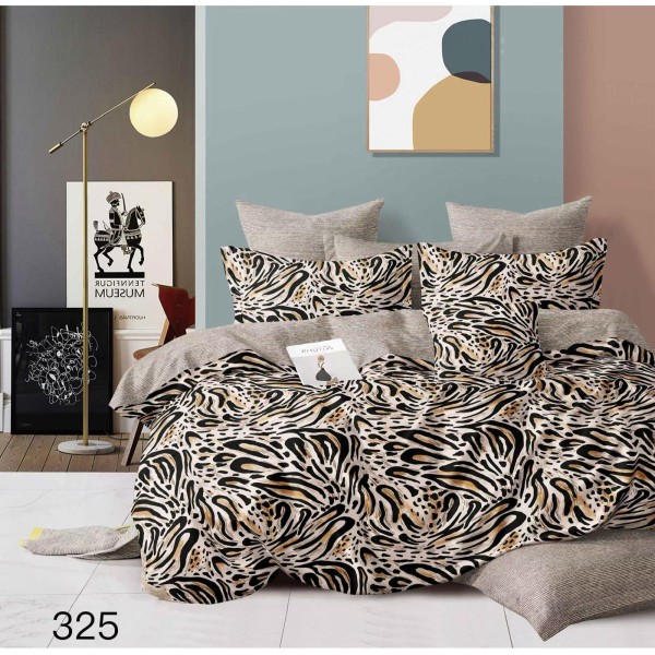 Lenjerie de pat dublu Bumbac FINET, pentru 2 persoane, 6 piese, Cearceaf de pat 230 x 250cm, CF55 Lenjerie de pat dublu Bumbac FINET, pentru 2 persoane, 6 piese, Cearceaf de pat 230 x 250cm, CF55
