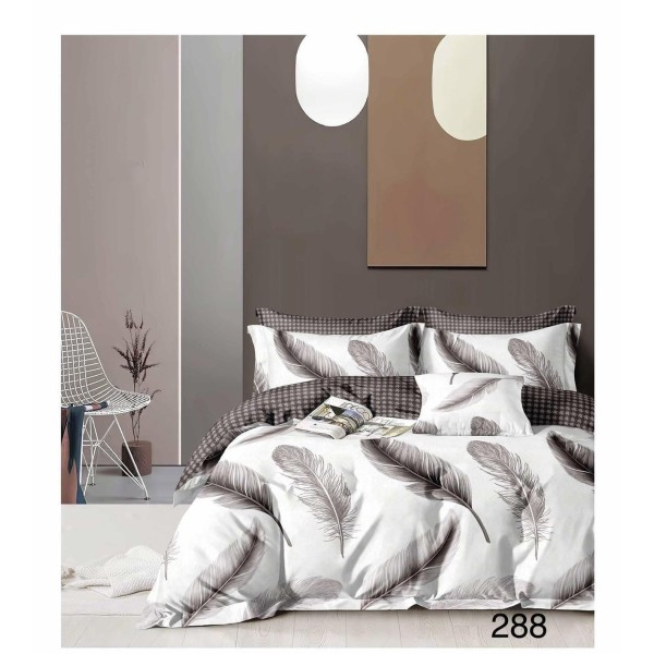 Lenjerie de pat dublu Bumbac FINET, pentru 2 persoane, 6 piese, Cearceaf de pat 230 x 250cm, CF56 Lenjerie de pat dublu Bumbac FINET, pentru 2 persoane, 6 piese, Cearceaf de pat 230 x 250cm, CF56