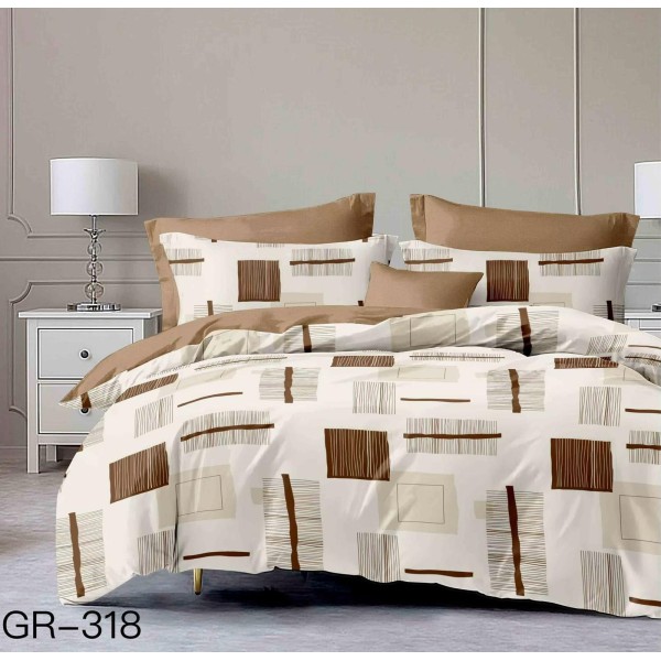 Lenjerie de pat dublu Bumbac FINET, pentru 2 persoane, 6 piese, Cearceaf de pat 230 x 250cm, CF57 Lenjerie de pat dublu Bumbac FINET, pentru 2 persoane, 6 piese, Cearceaf de pat 230 x 250cm, CF57