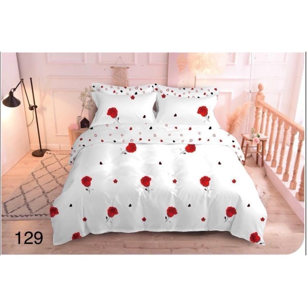 Lenjerie de pat dublu Bumbac FINET, pentru 2 persoane, 6 piese, Cearceaf de pat 230 x 250cm, CF58 Lenjerie de pat dublu Bumbac FINET, pentru 2 persoane, 6 piese, Cearceaf de pat 230 x 250cm, CF58