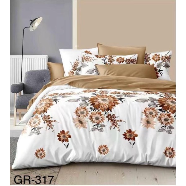 Lenjerie de pat dublu Bumbac FINET, pentru 2 persoane, 6 piese, Cearceaf de pat 230 x 250cm, CF61 Lenjerie de pat dublu Bumbac FINET, pentru 2 persoane, 6 piese, Cearceaf de pat 230 x 250cm, CF61